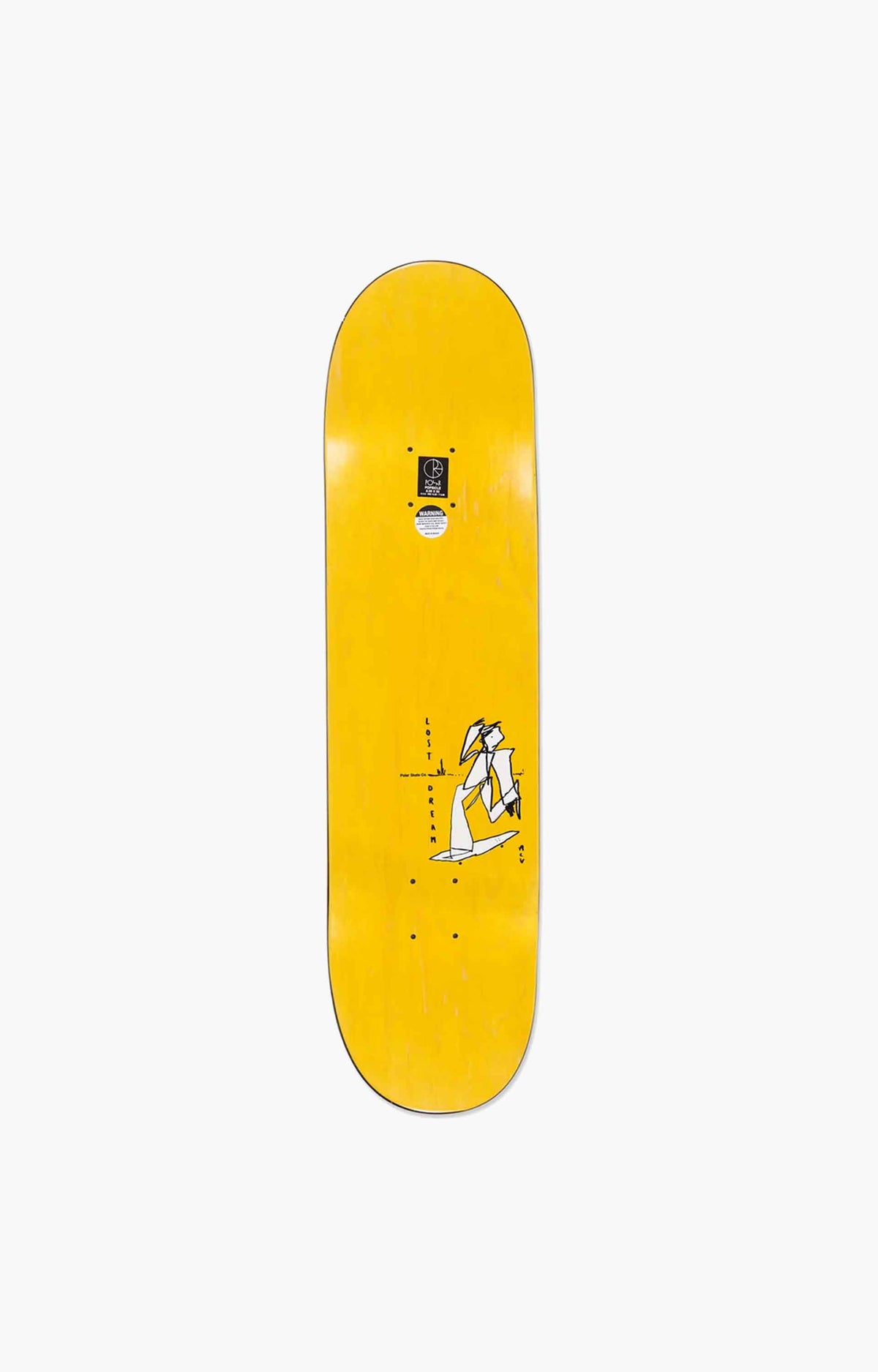 Polar Team Alv Soul Portrait Skateboard Deck - 8.25