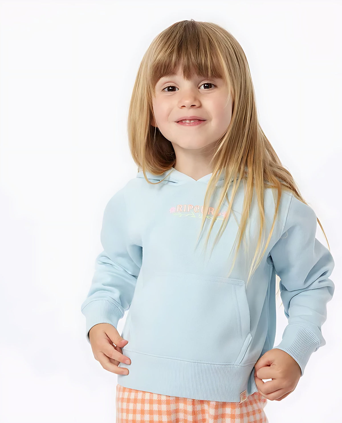 Rip Curl Girls Sunkissed Dreams fleece toddler pink hoodie size 1-2.