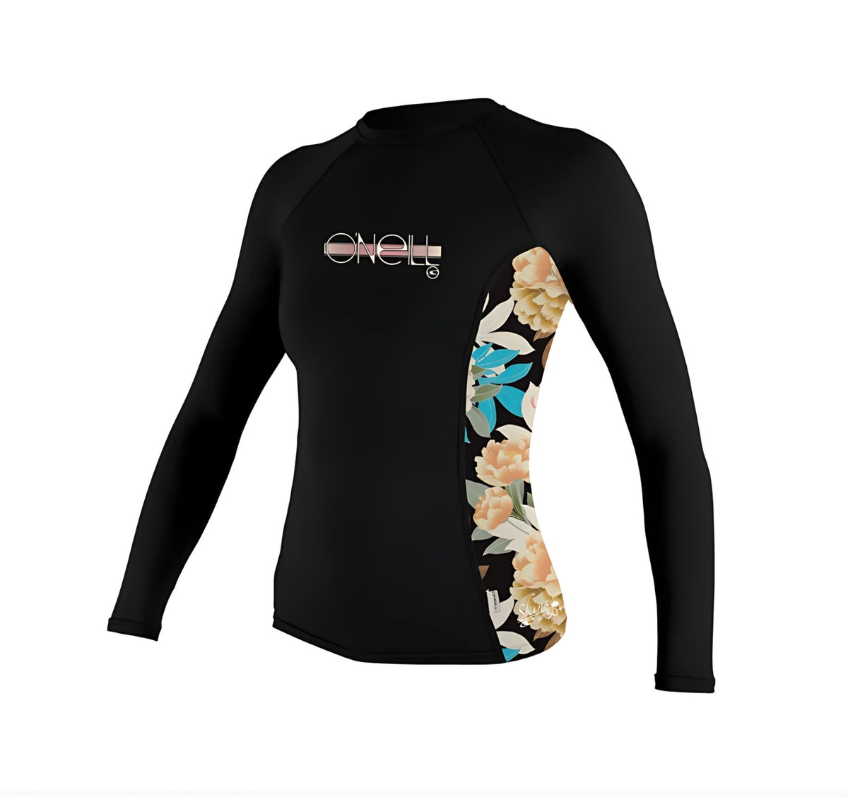 O'Neill Girls Premium Long Sleeve Rashguard, Black