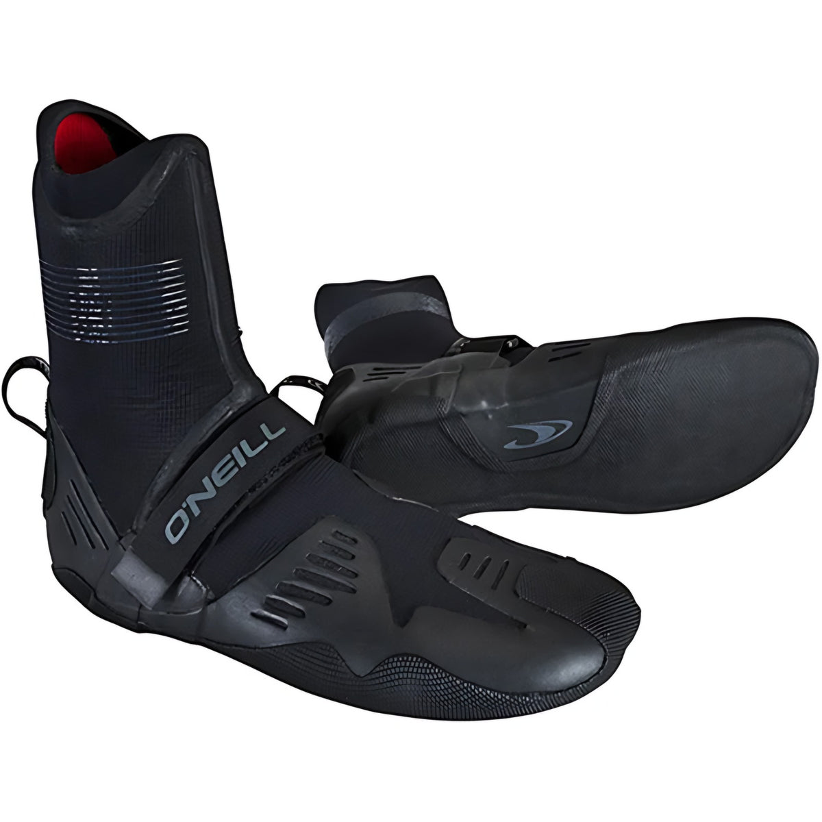 O'Neill 5102 Psycho Tech RT 7mm booties, black surf boots size 10