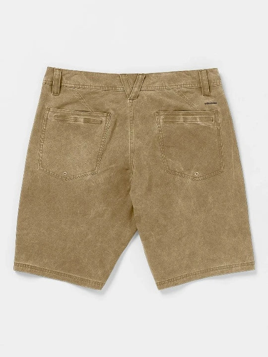 Stone Faded Hybrid Short