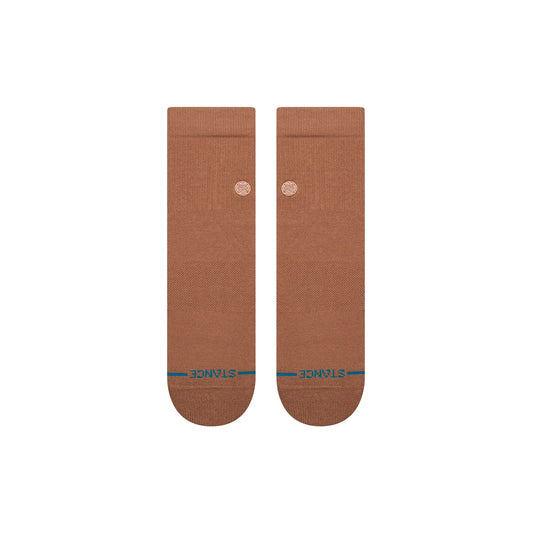 Stance Icon Quarter Sock – Brown