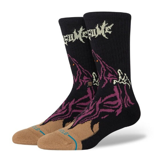Welcome Skelly Crew Sock