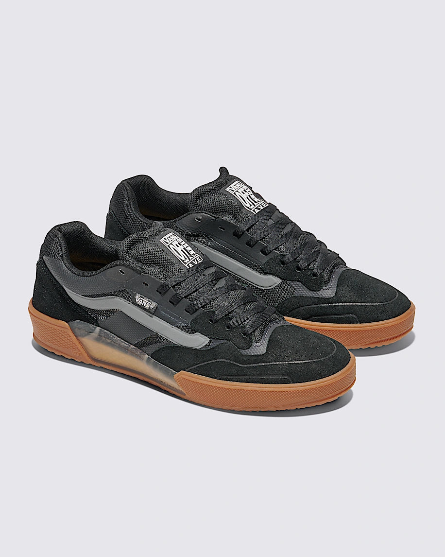 Vans Skate AVE 2.0 B9M black gum suede performance skate shoe size nine.