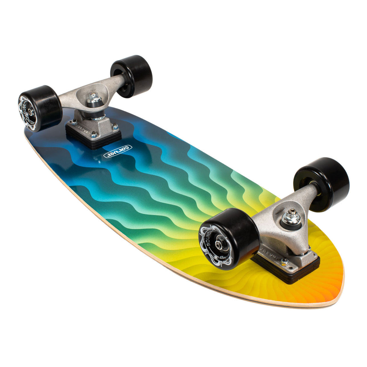 Carver Quasar Mini CX 28 inch surfskate bottom graphic