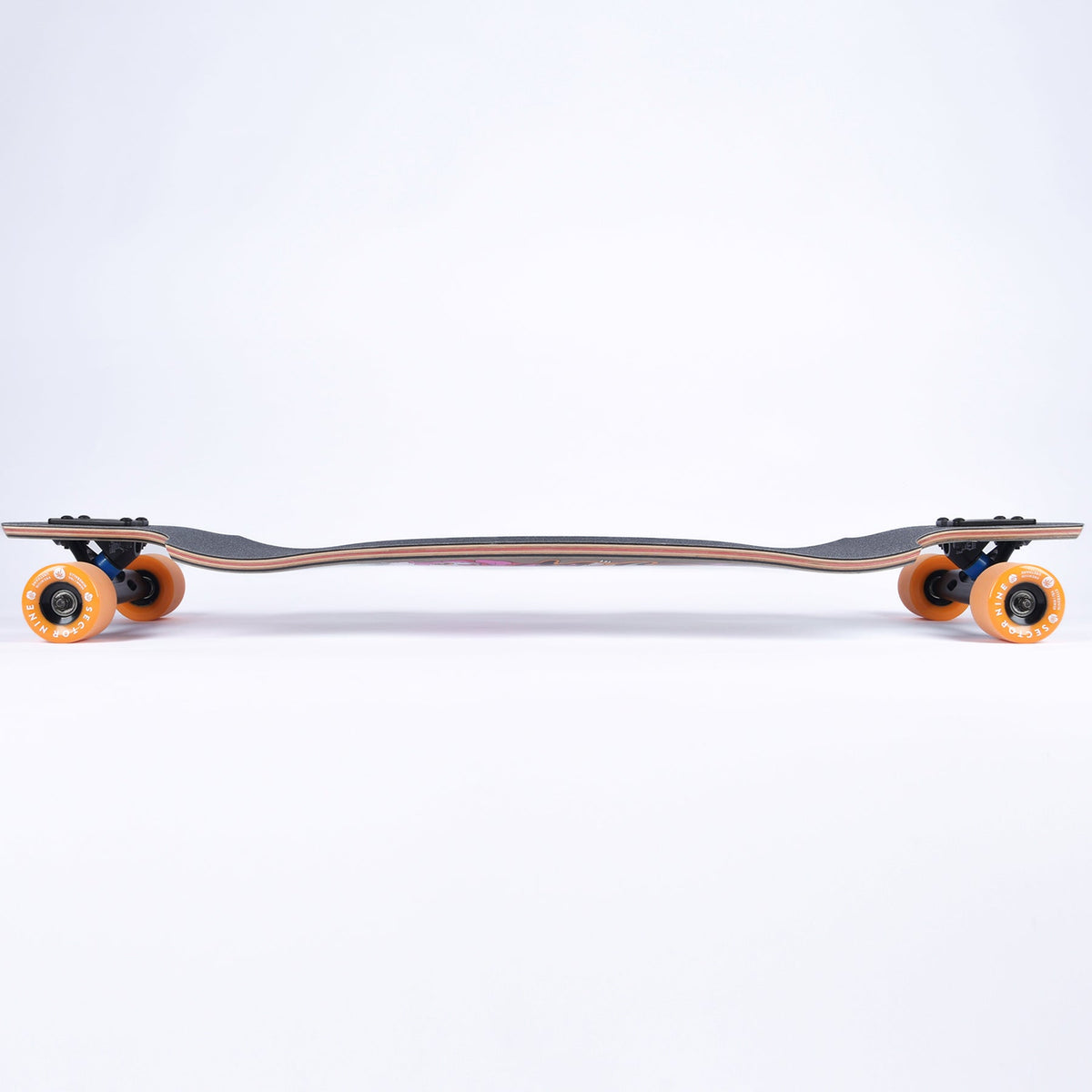 Sector 9 Coachella Catapult 38 inch complete skateboard side profile
