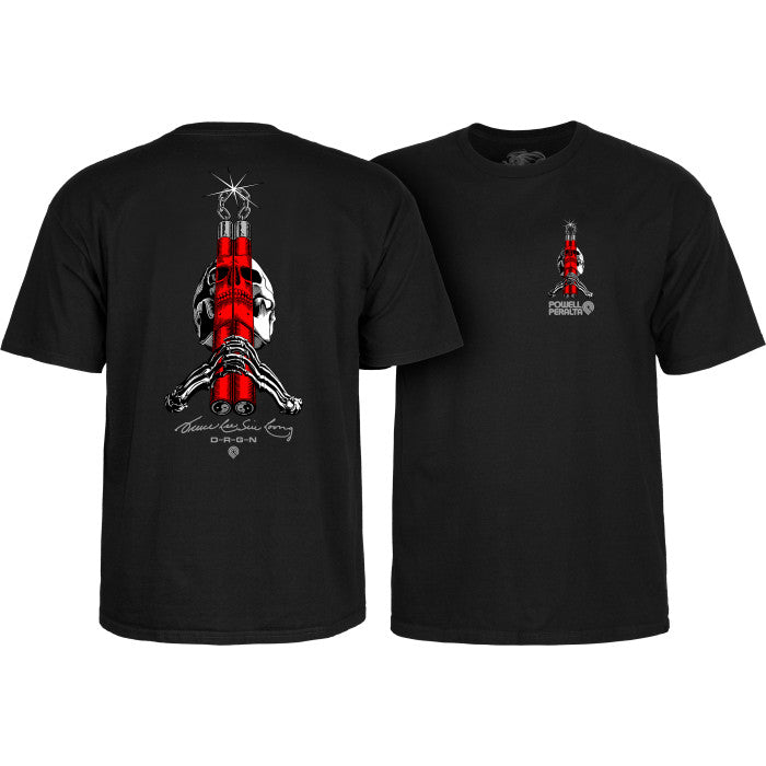 Camiseta Powell Bruce Lee Caveira
