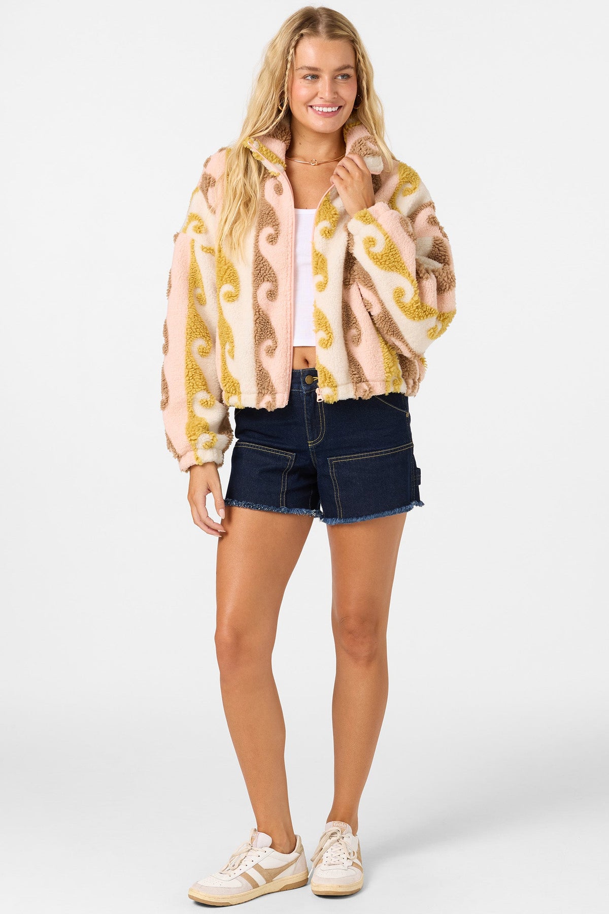 O'Neill Cordin High Pile Jacket - Peach Light