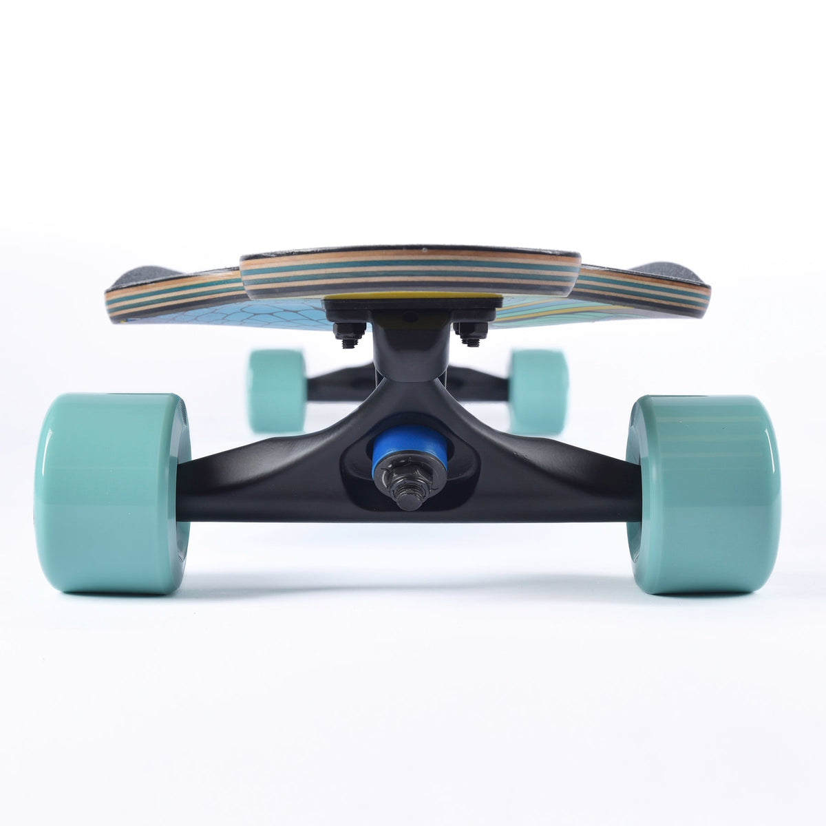 Sector 9 Fault Line Feast 39.5 inch complete skateboard front truck view