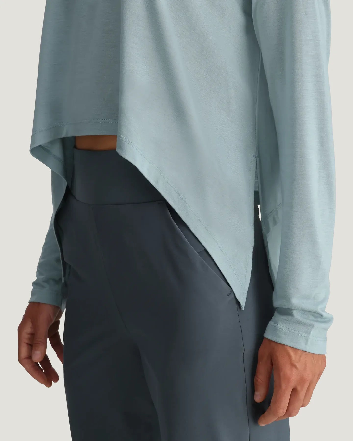 Women's Bamboo Lightweight Cropped Long Sleeve