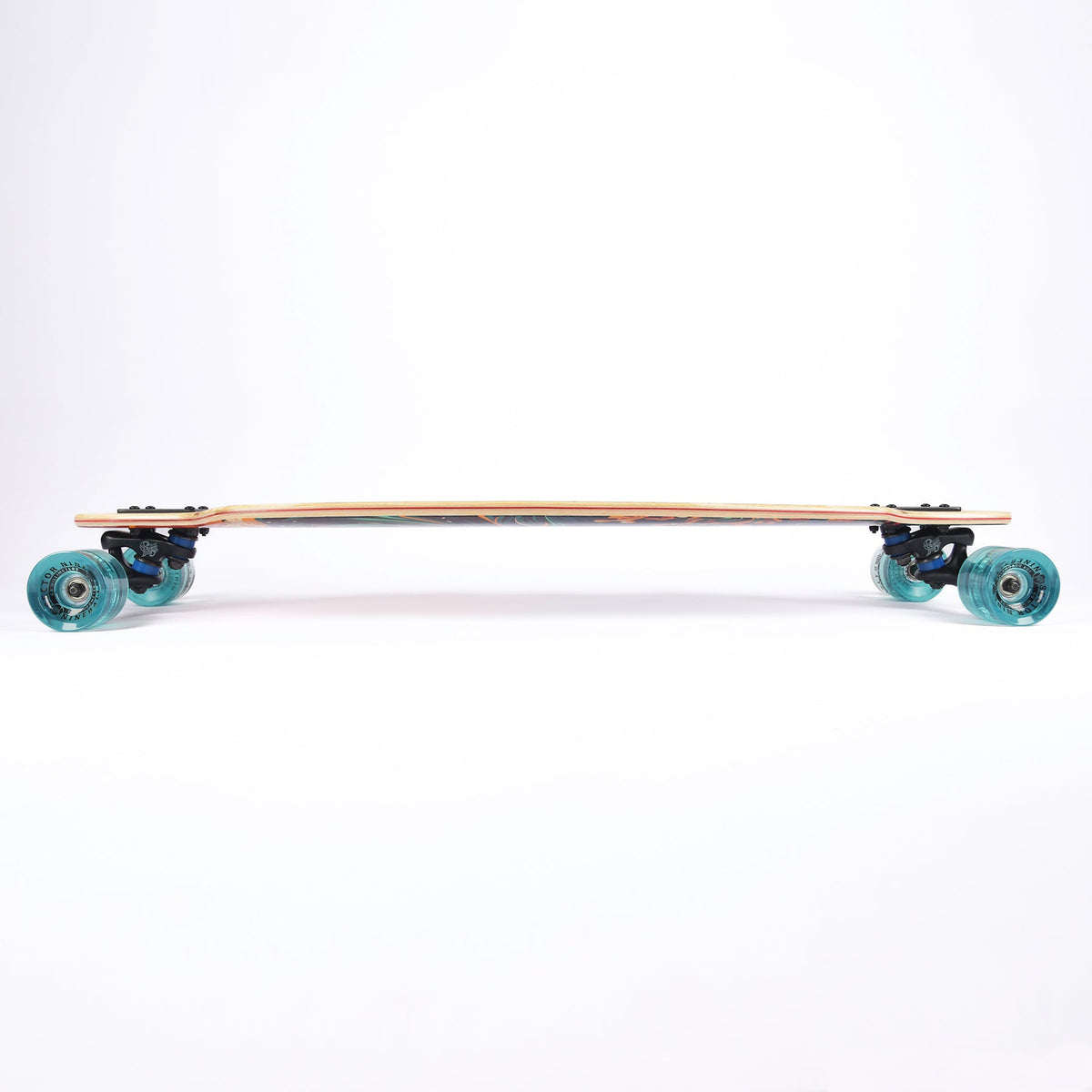 Sector 9 Flipside Fractal 36 inch complete skateboard side profile