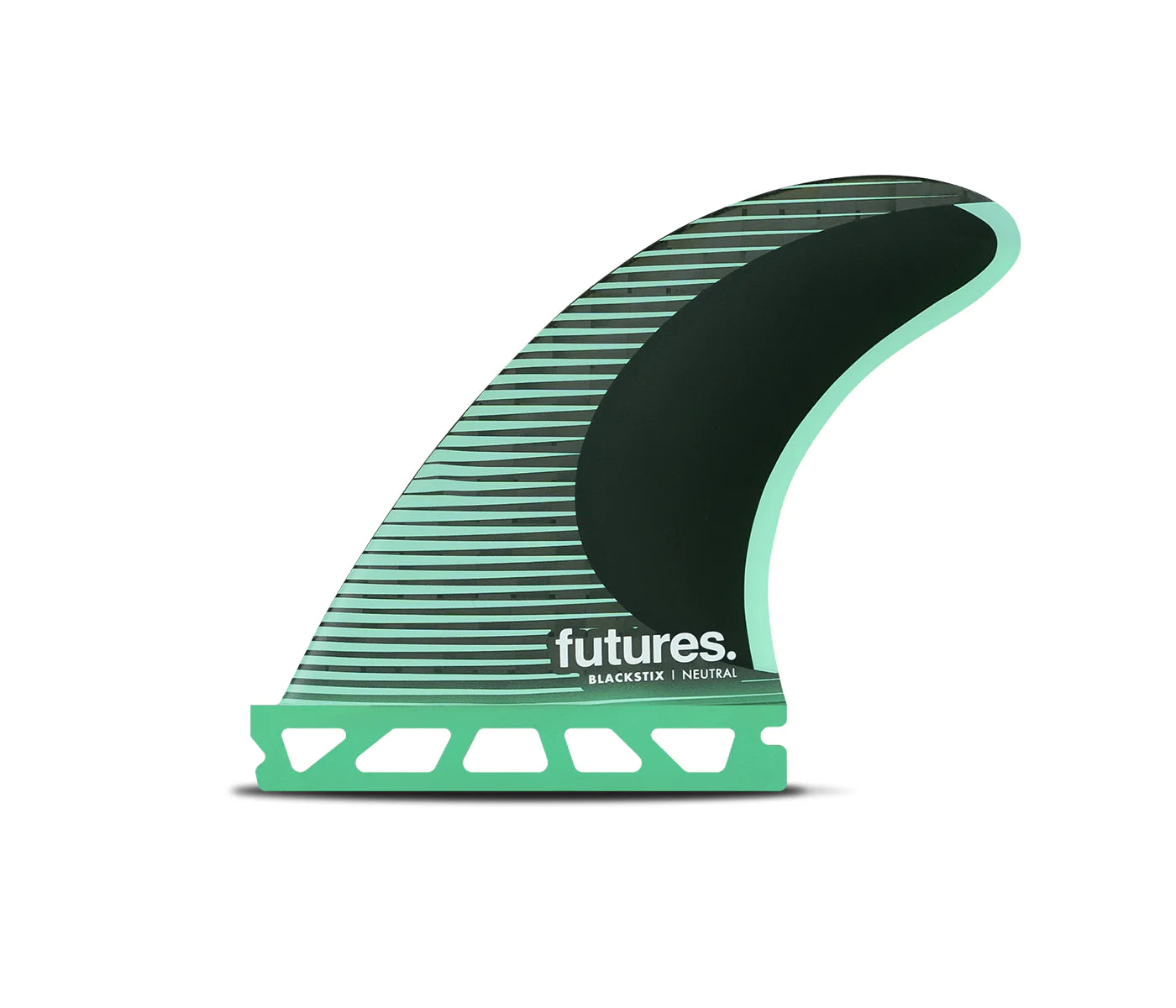 Futures F8 Blackstix Thruster fins green large