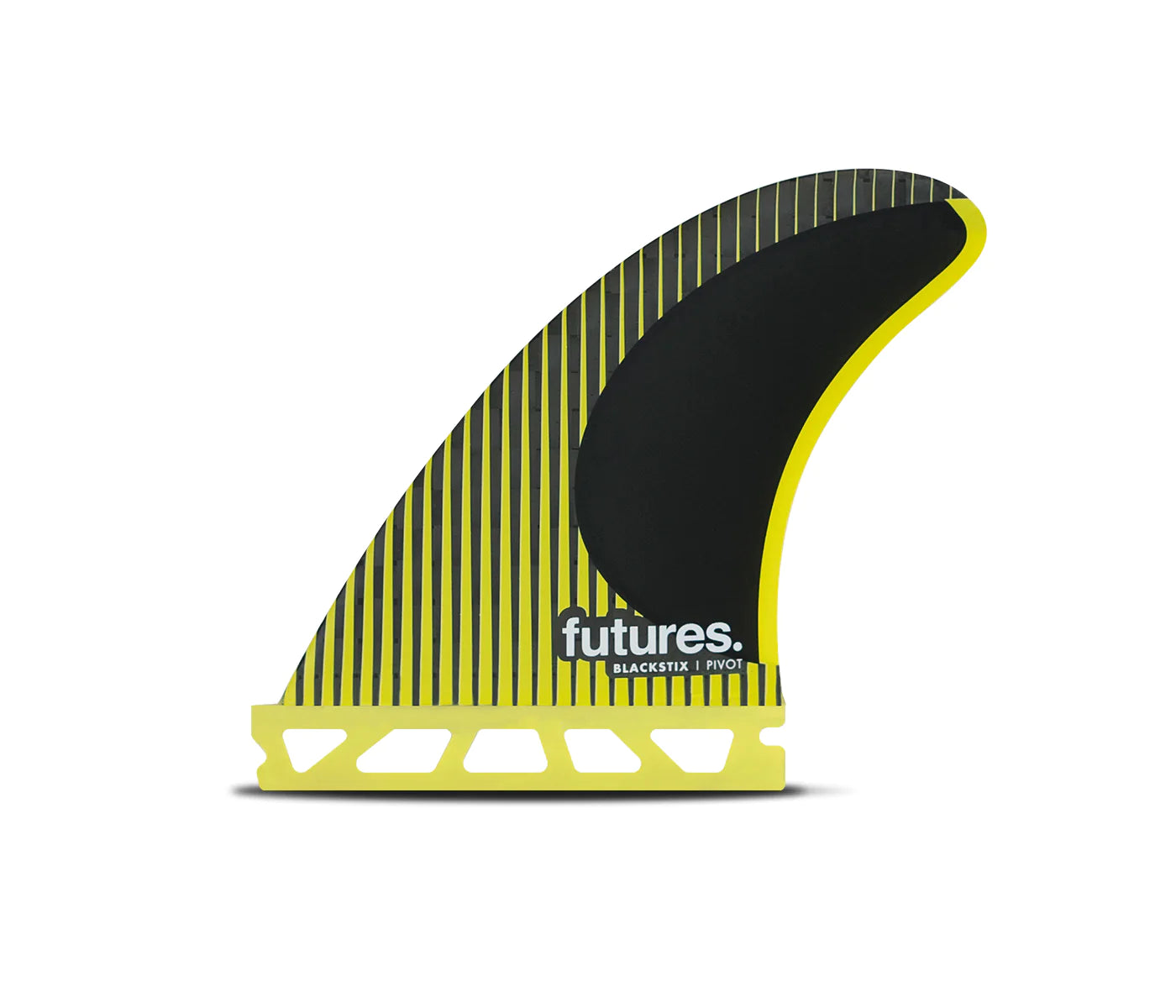 Futures P8 Blackstix Thruster fins yellow large