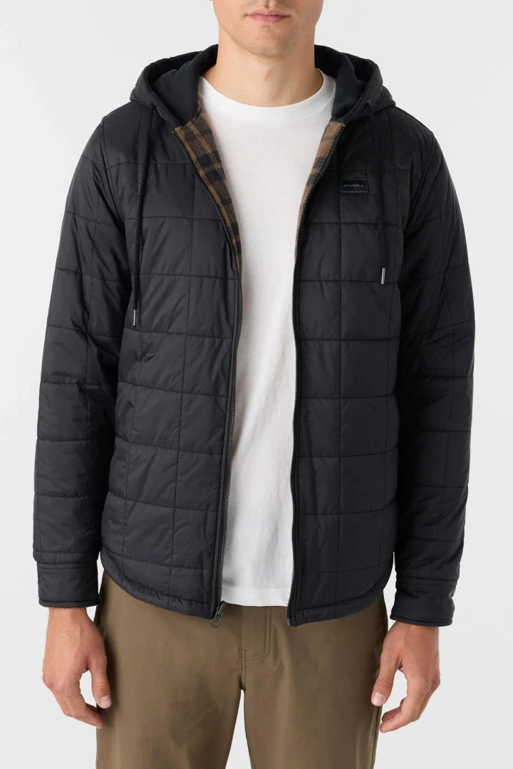 O'Neill GlacierHood Reversible Jacket, blk