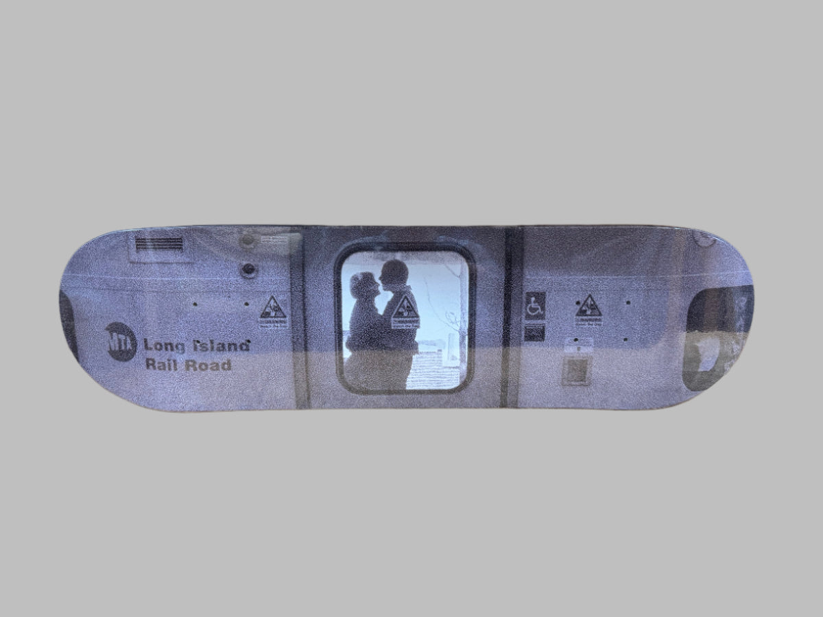 Parrot Surf Shop SSD Visual skateboard deck grey limited edition.