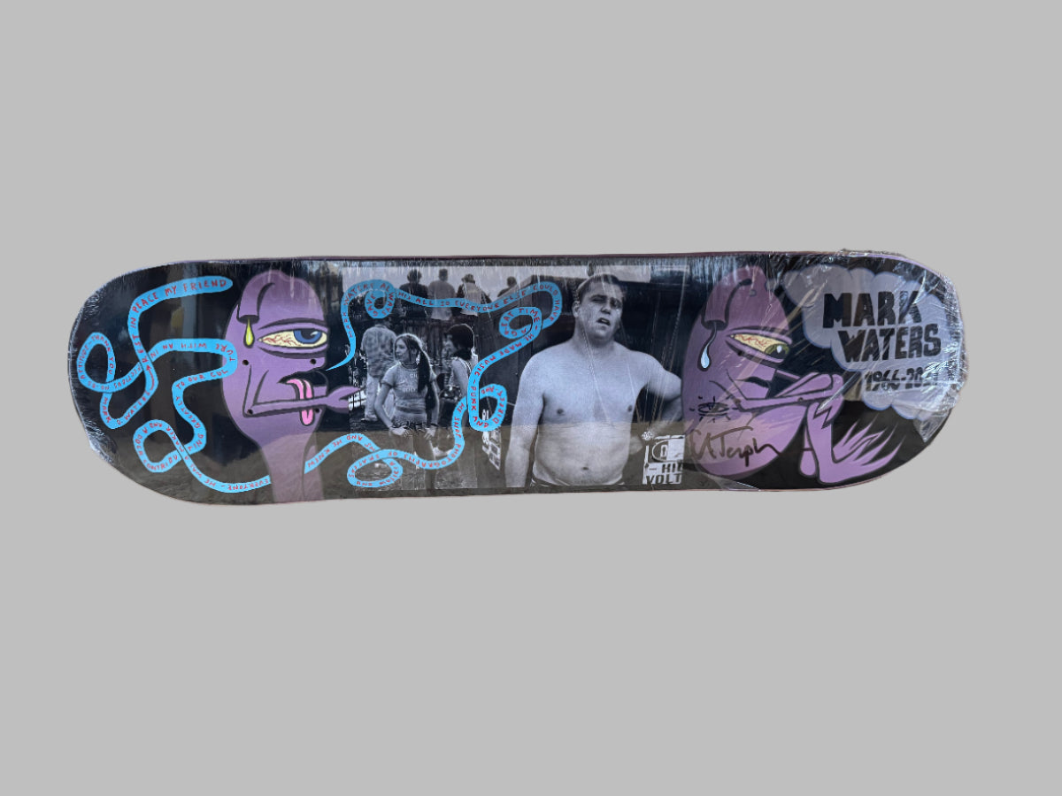 Parrot Surf Shop SSD Toy Machine skateboard deck purple limited edition.