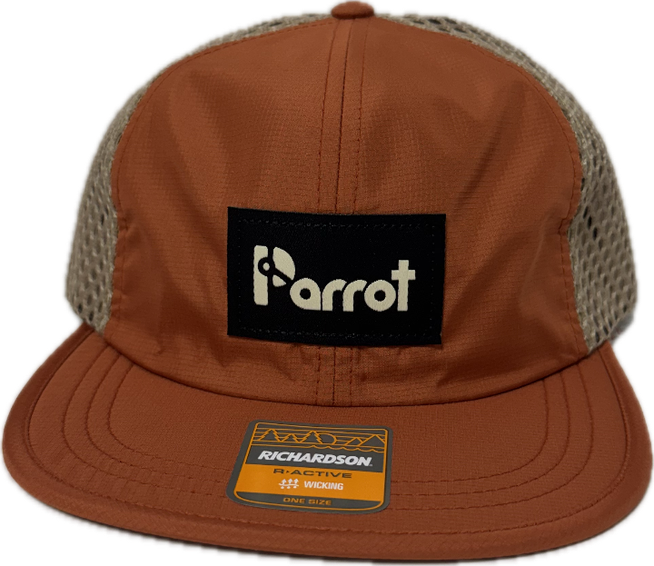 Parrot Surf Shop 935 Core Hat orange khaki ripstop.