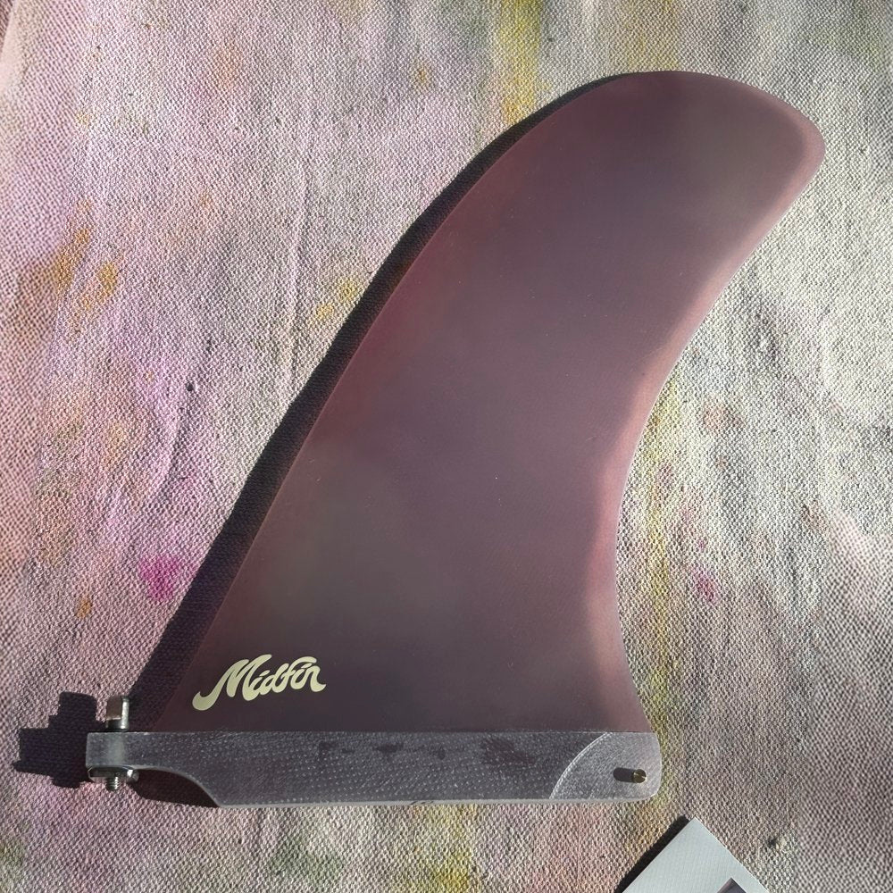 Mid Fins Mauve Paints 10 inch single fin El Pivot template