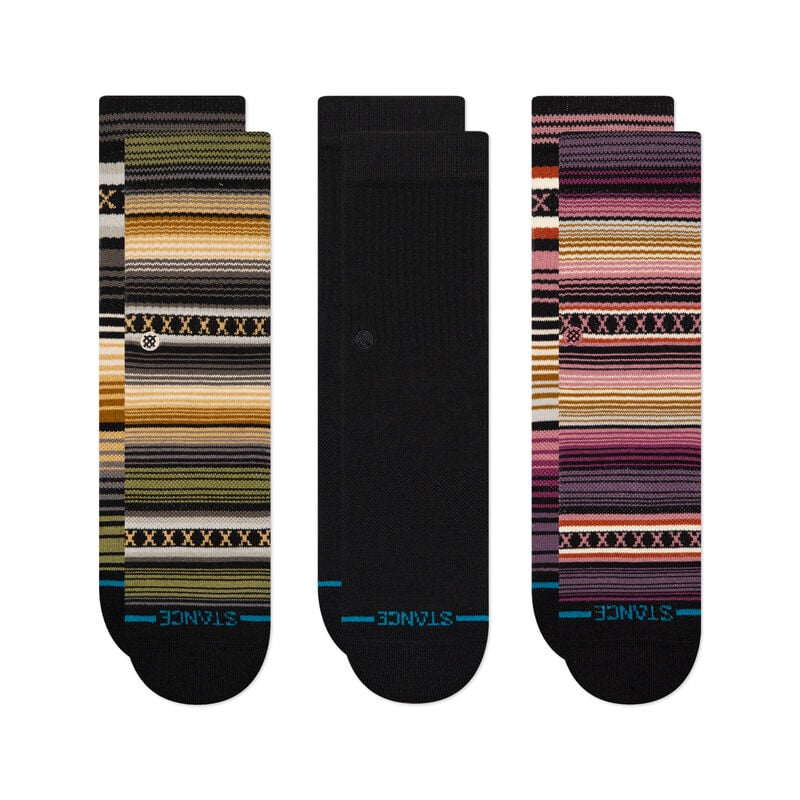 Calcetines Icon Mixed Crew (paquete de 3) para niños
