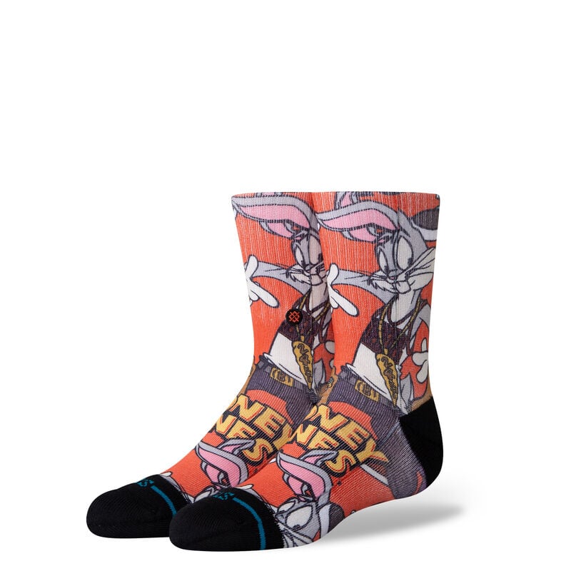 Stance Looney Tunes crew socks kids multicolor medium.