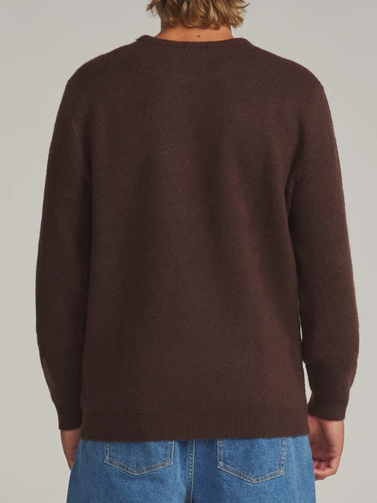 Katin Rivers Sweater Brown Back View