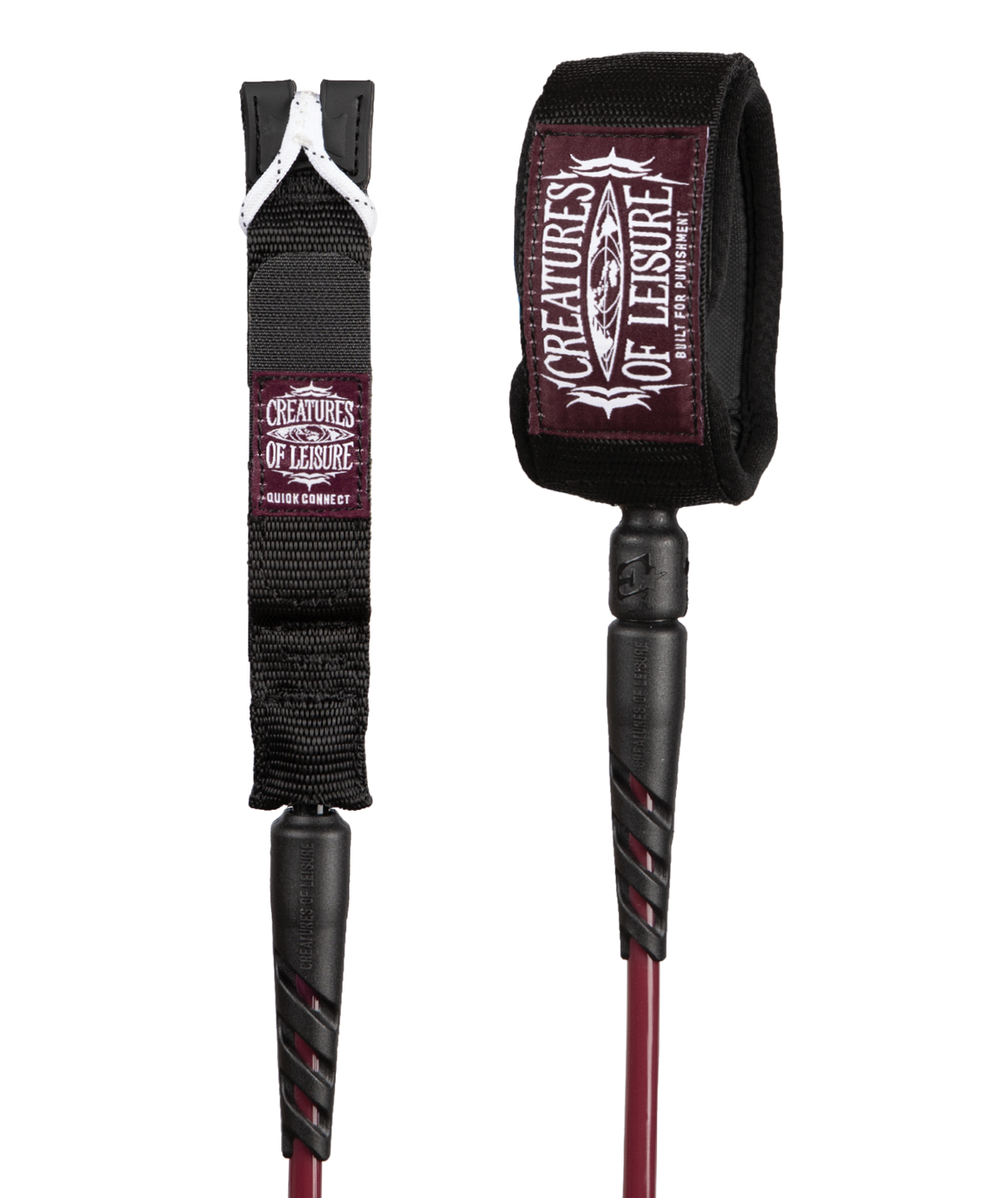 Creatures Reliance 2.0 Standard 6ft Leash Dark Rose Black