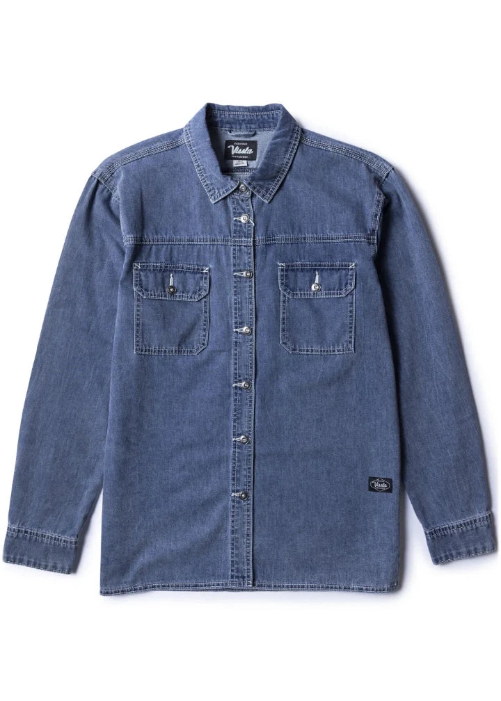 Camisa de Trabalho Jeans Manga Longa Creators