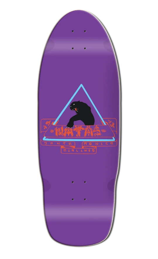 SMA Natas skateboard deck 10 inch purple reissue style