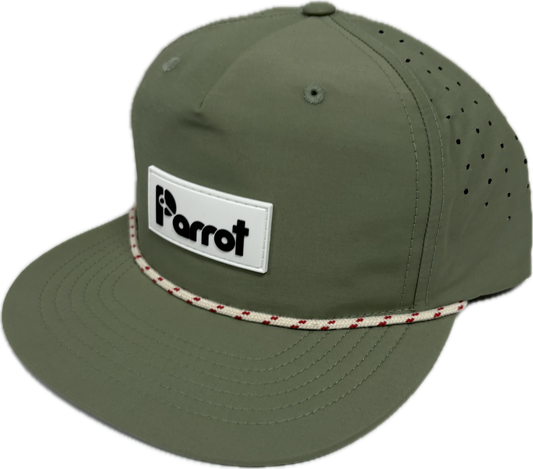 Parrot Surf & Skate PSS PVC Core Hat front view