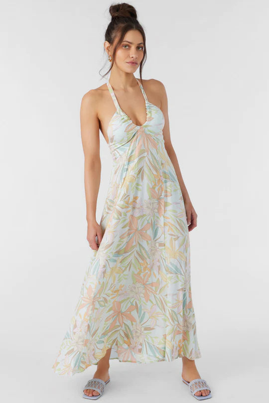 Vestido Maxi Floral Davina Dahlia