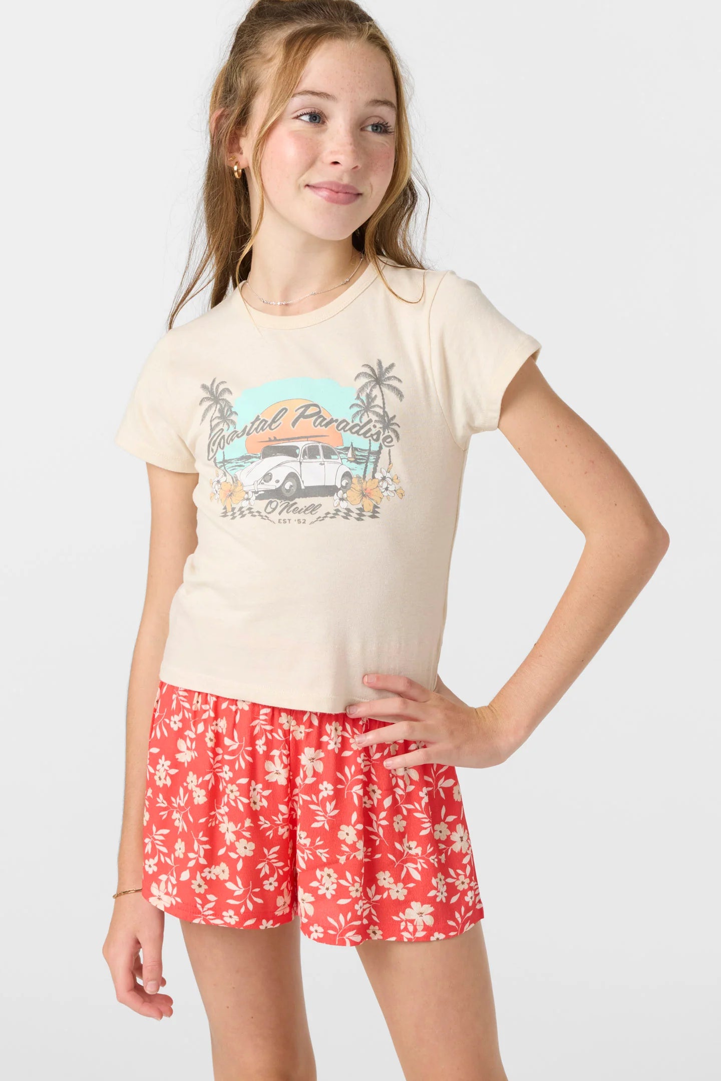 Coastal Paradise Tee girls