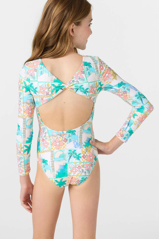 Maritime Twist Surf Suit girls