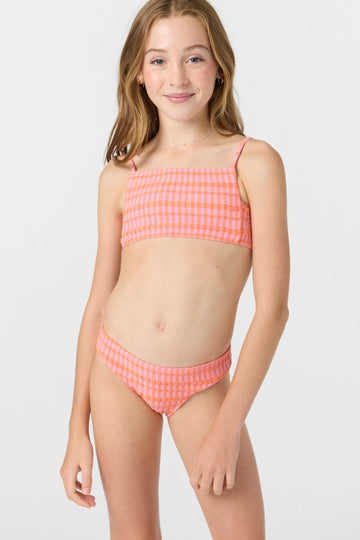 Paradise Plaid Top Set girls