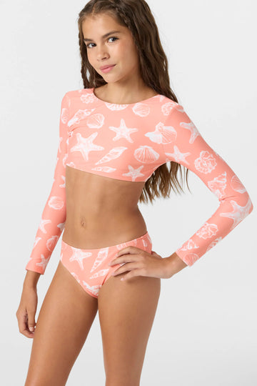 Sandy Seashells Crop Set girls