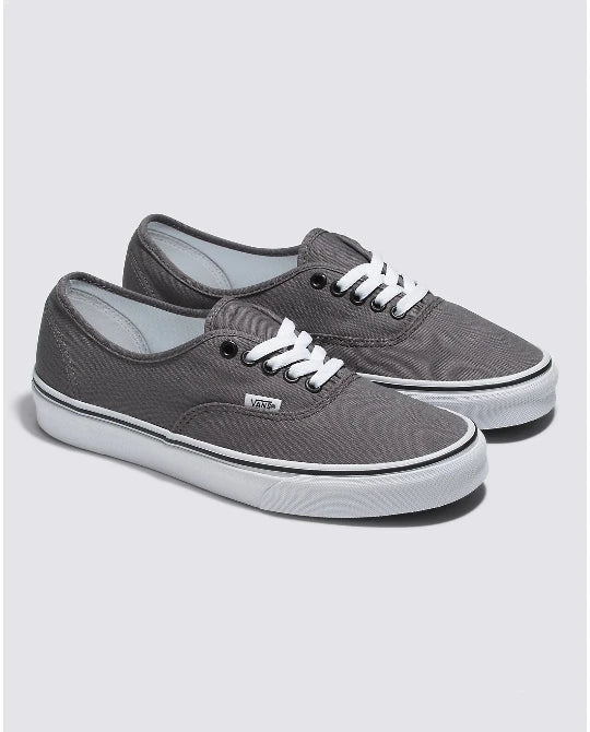 Vans Authentic pewter black low top canvas sneaker size 5.5.