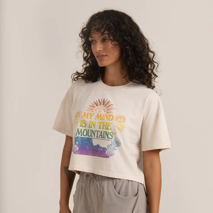 Mountain Cropped Boxy Tee