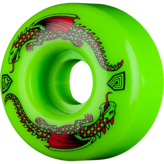 Powell Peralta Dragon Formula 93A skateboard wheels green 52mm