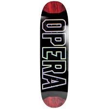 Opera Screen Time 8.5 inch skateboard deck with EX7 epoxy 7 ply maple construction