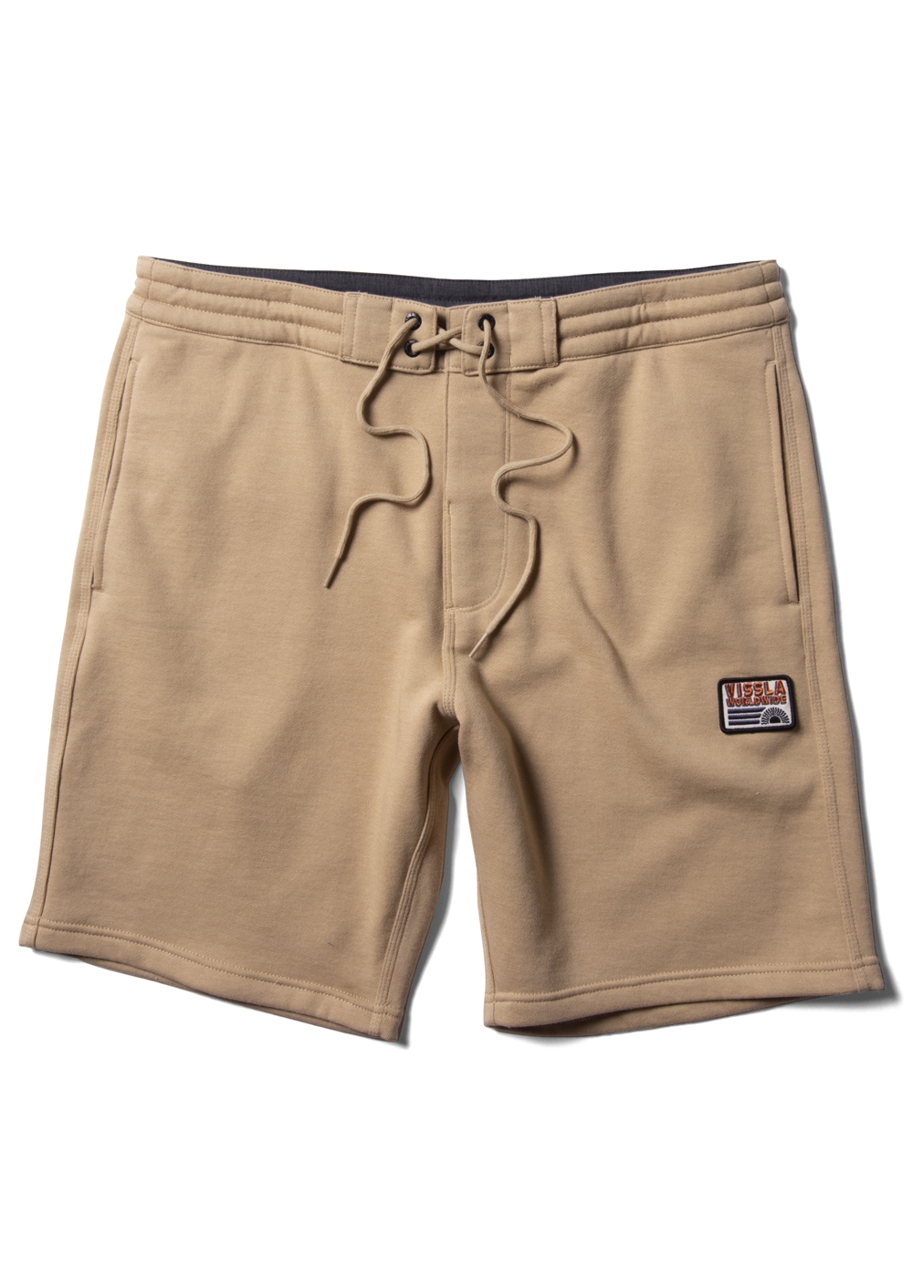 Vissla Solid Sets Eco 18.5 Sofa Surfer shorts dark sand small