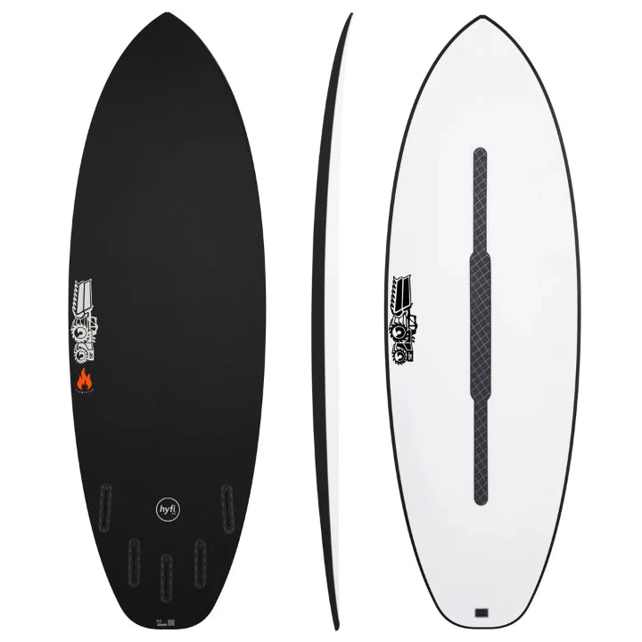 JS Surfboards Flame Fish HyFi 3.0 shortboard surfboard epoxy performance.