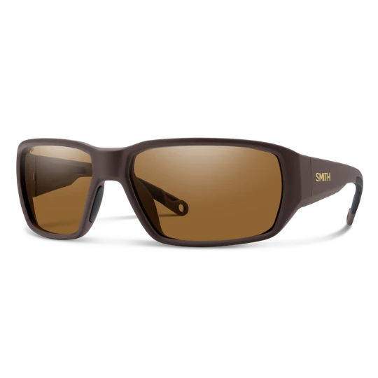 Smith Hookset ChromaPop Glass sunglasses matte Mississippi mud brown lens