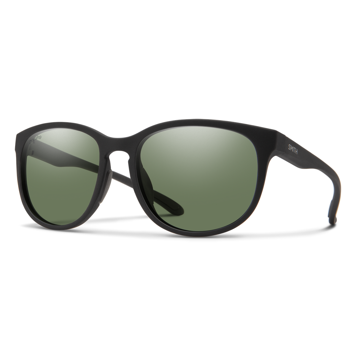 Smith Lake Shasta ChromaPop Matte Black / Polarized Gray Green