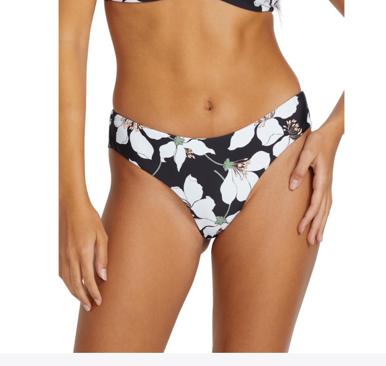 Volcom Midnight Lily Cheekini Bottom, Black