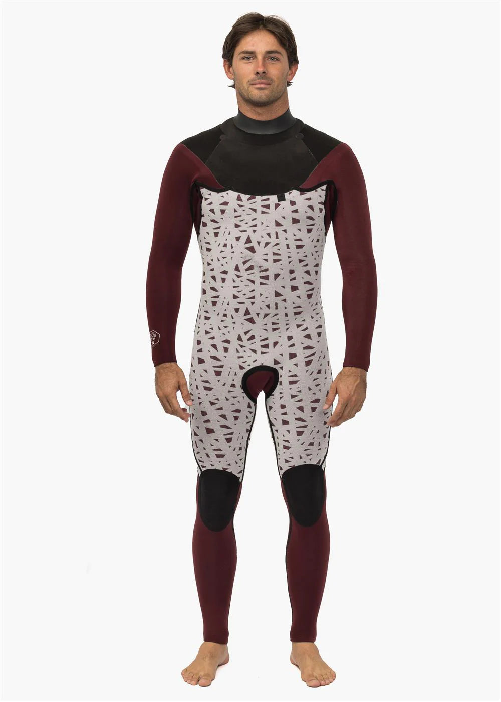 Vissla New Seas 4/3 VZ men’s black full wetsuit, size LS, flexible neoprene surfing wetsuit