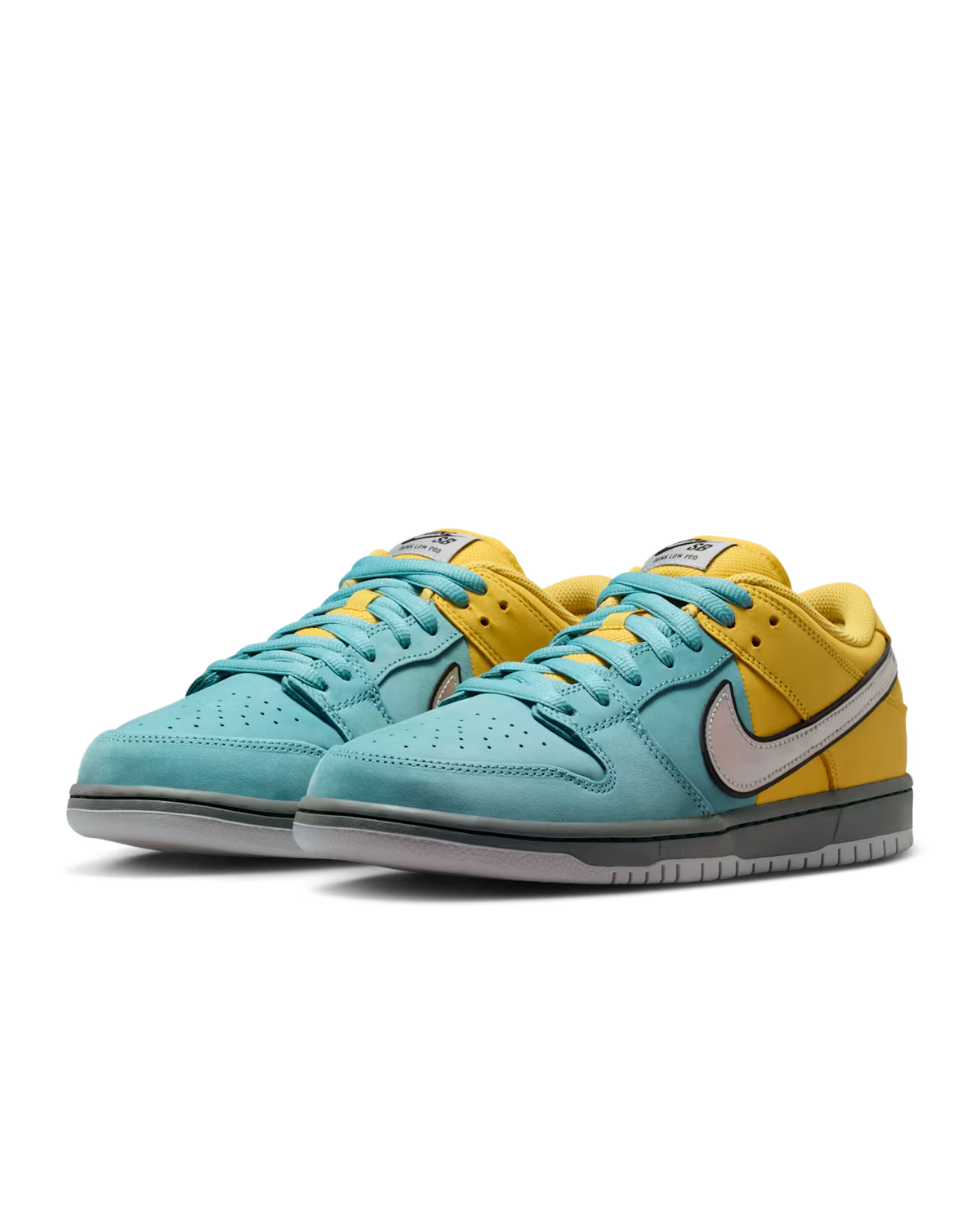 Nike SB Dunk Low Pro Lightning and Denim Turquoise