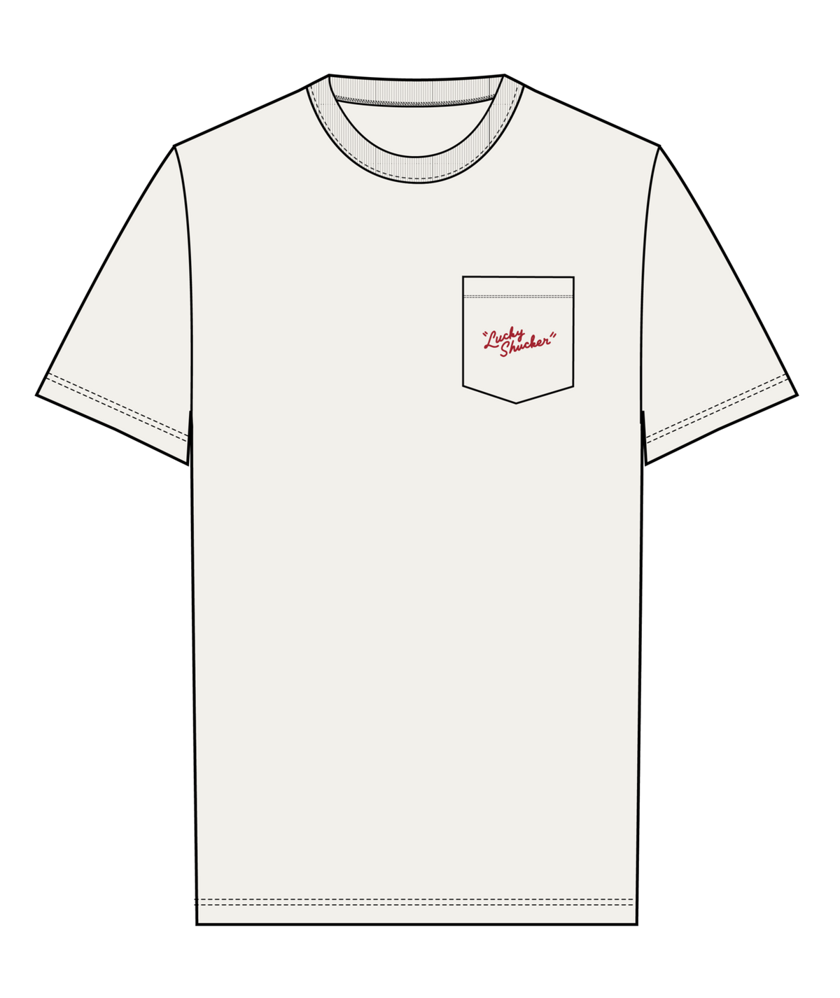 Lucky Shucker Pocket Tee