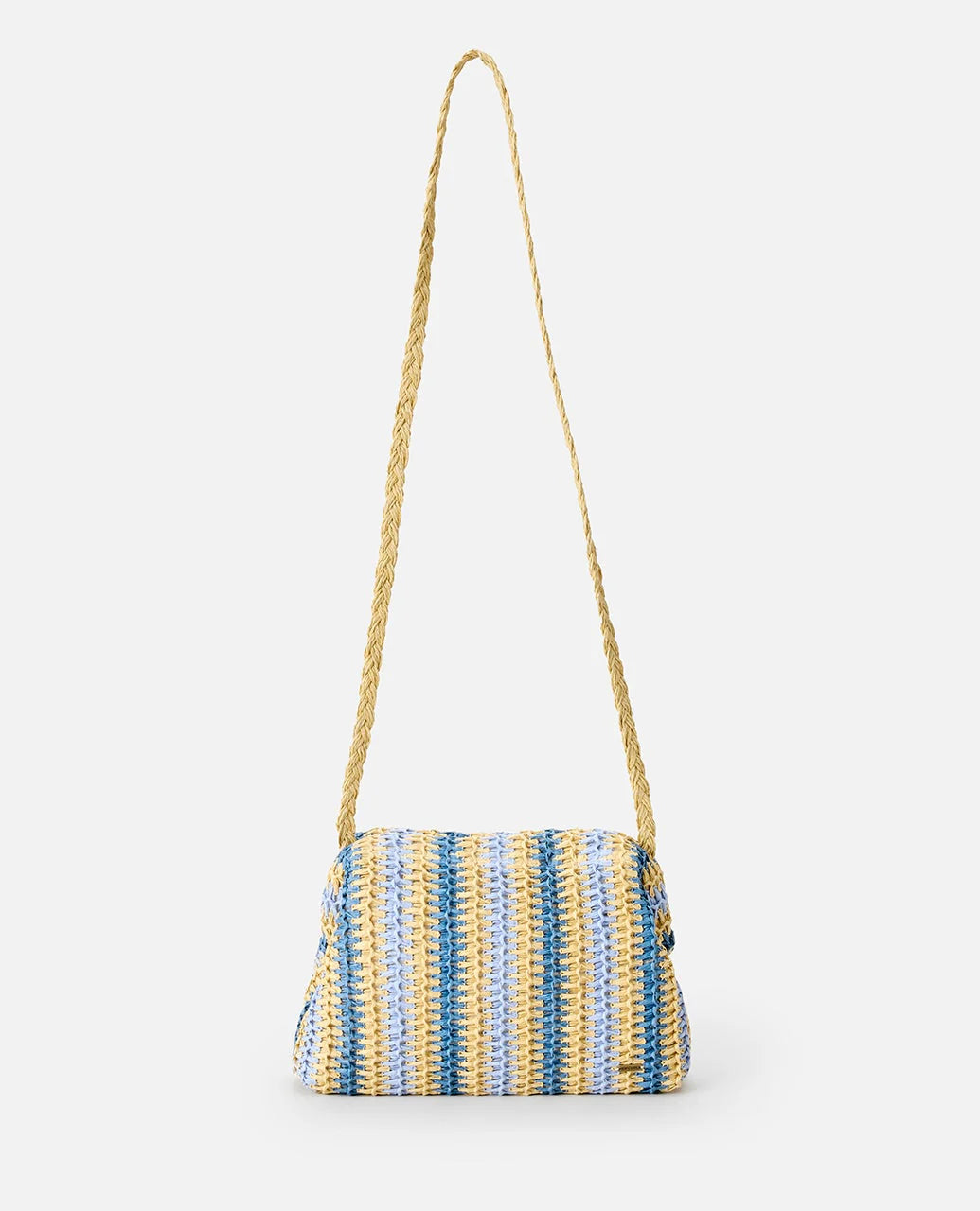 Rip Curl woven clutch detail close-up