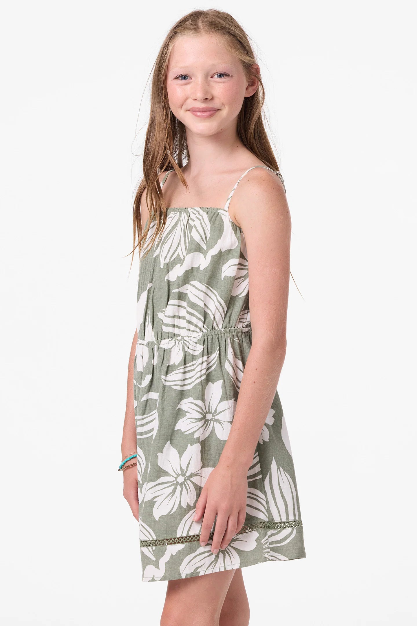 O’Neill girls Alden floral mini dress floral pattern detail
