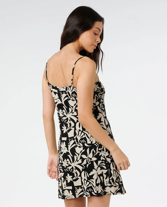 Rip Curl Surf Dreams Rib Mini Dress back view