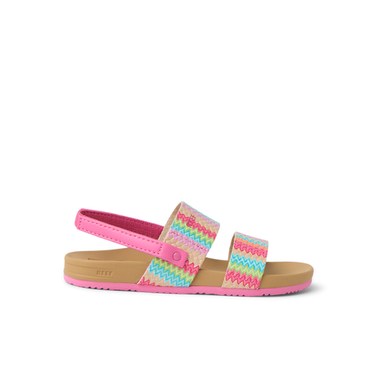 Reef Little Cushion Vista Pink/Multi Raffia